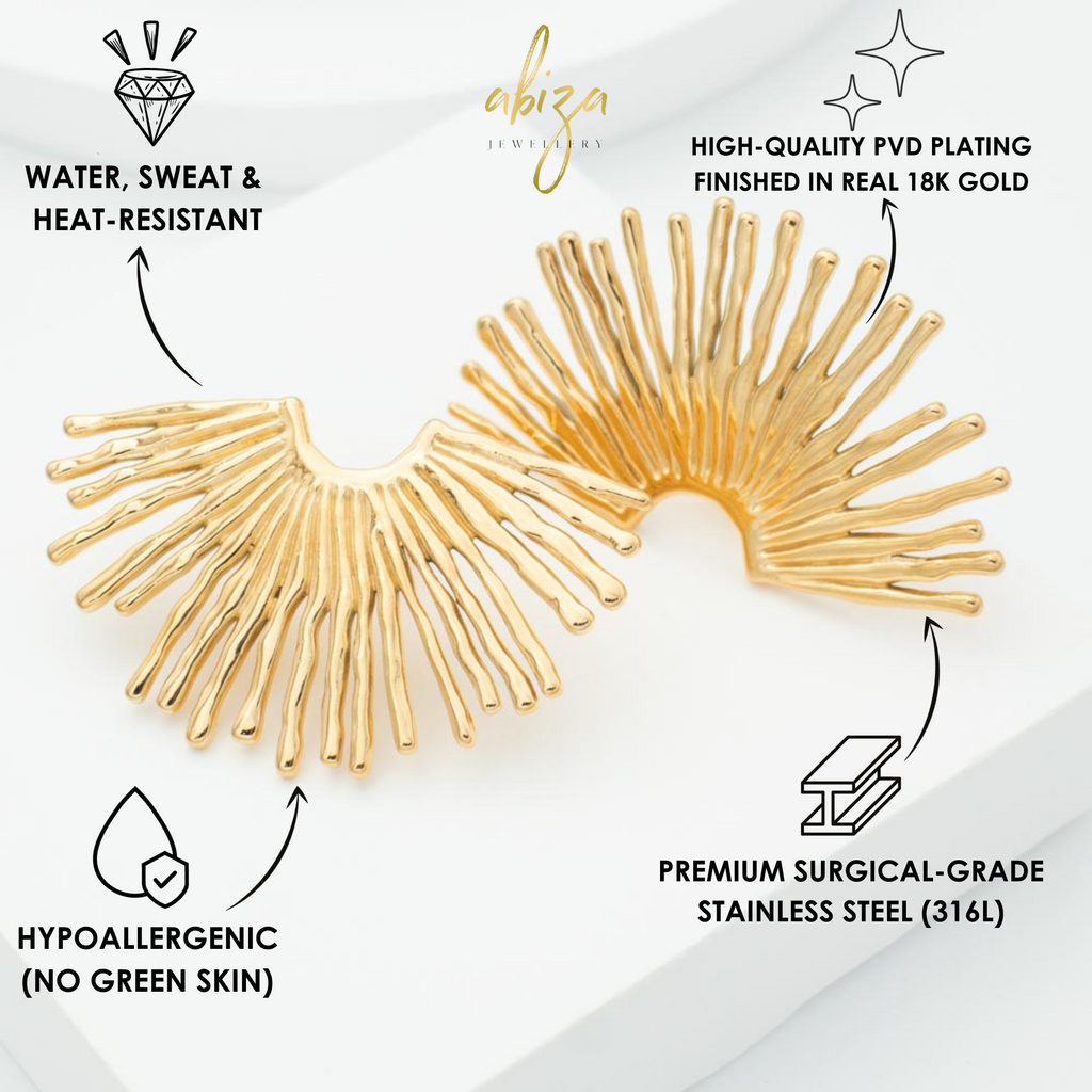Sunburst Statement Earrings