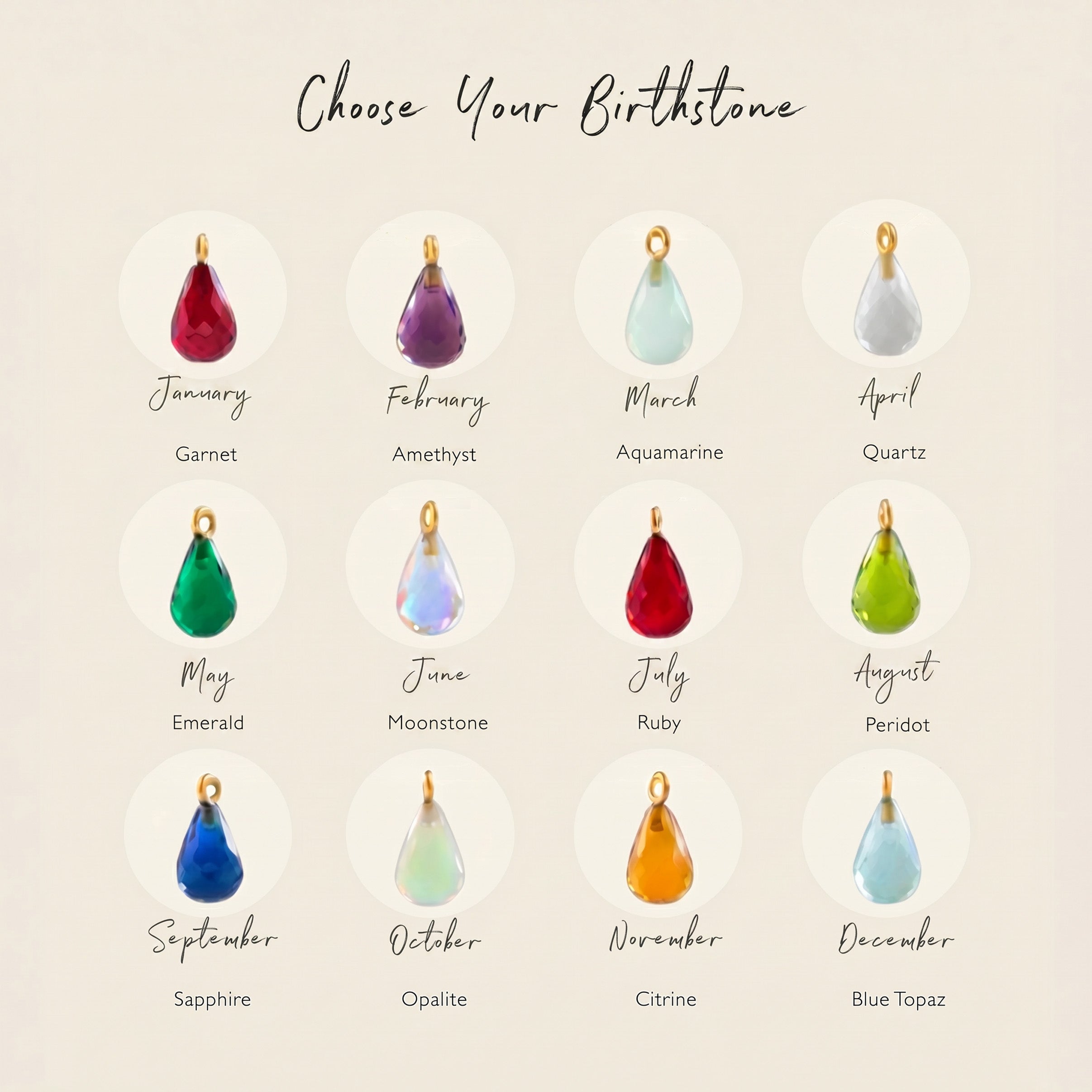 Birthstone Necklace