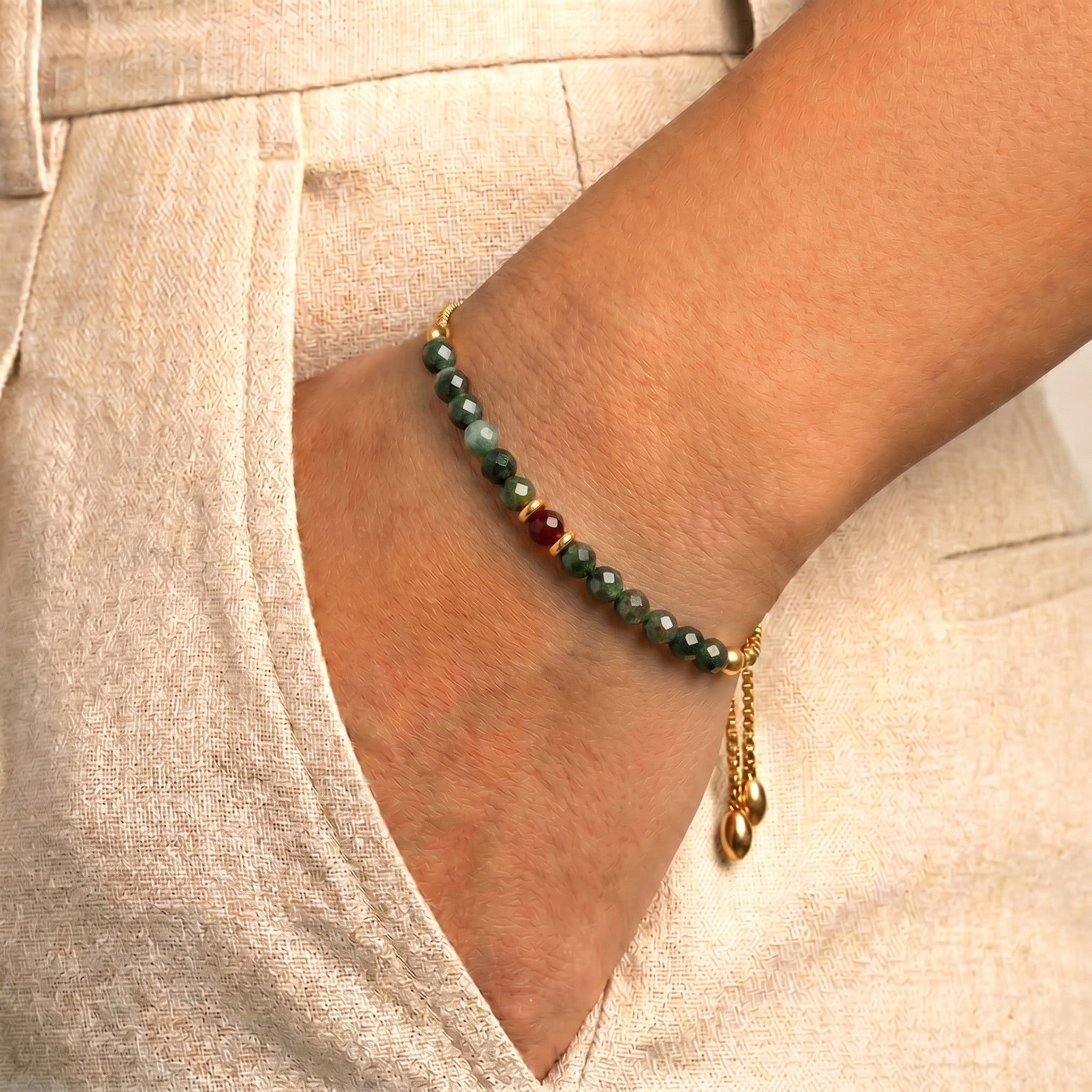 Bloodstone Bracelet