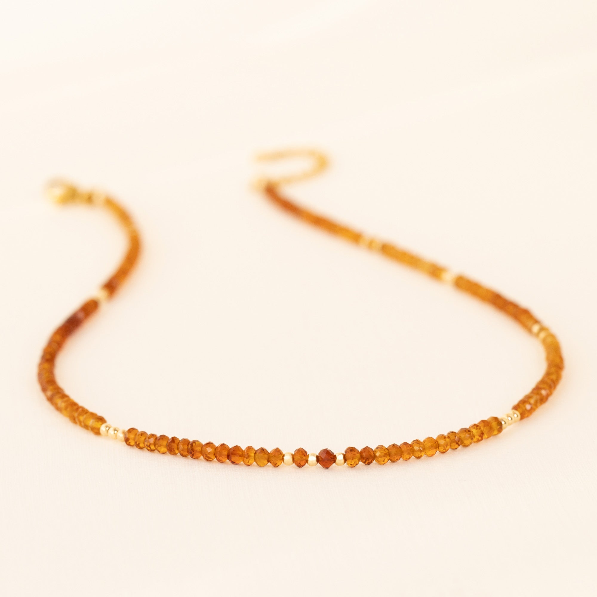 Beaded Citrine Necklace