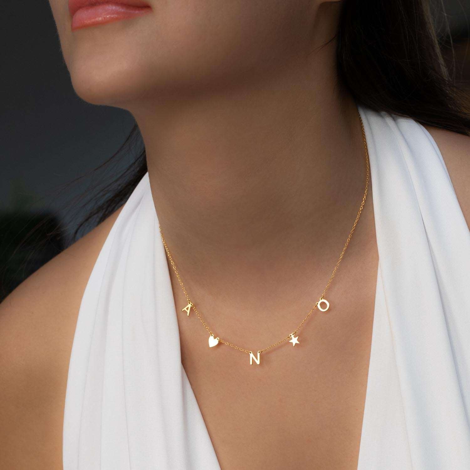 Dainty Initial Necklace