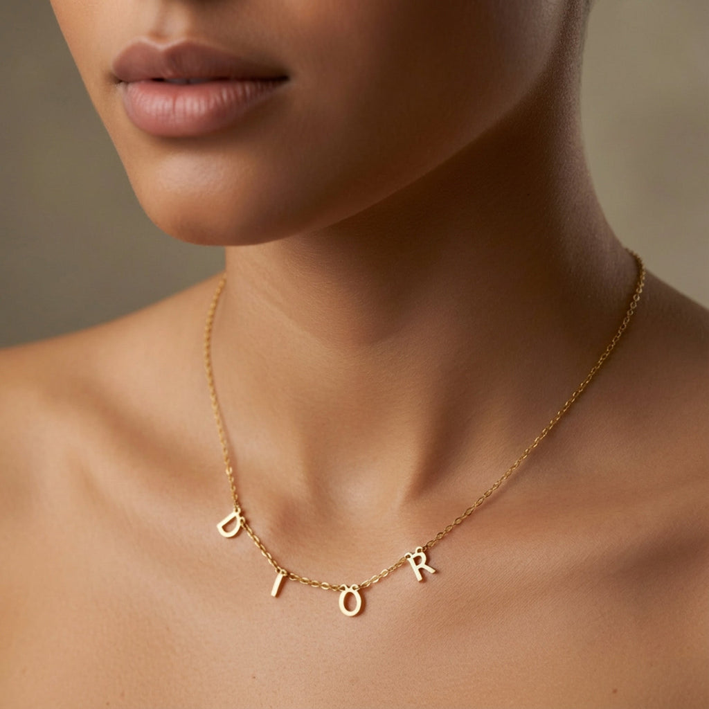 Dainty Initial Necklace