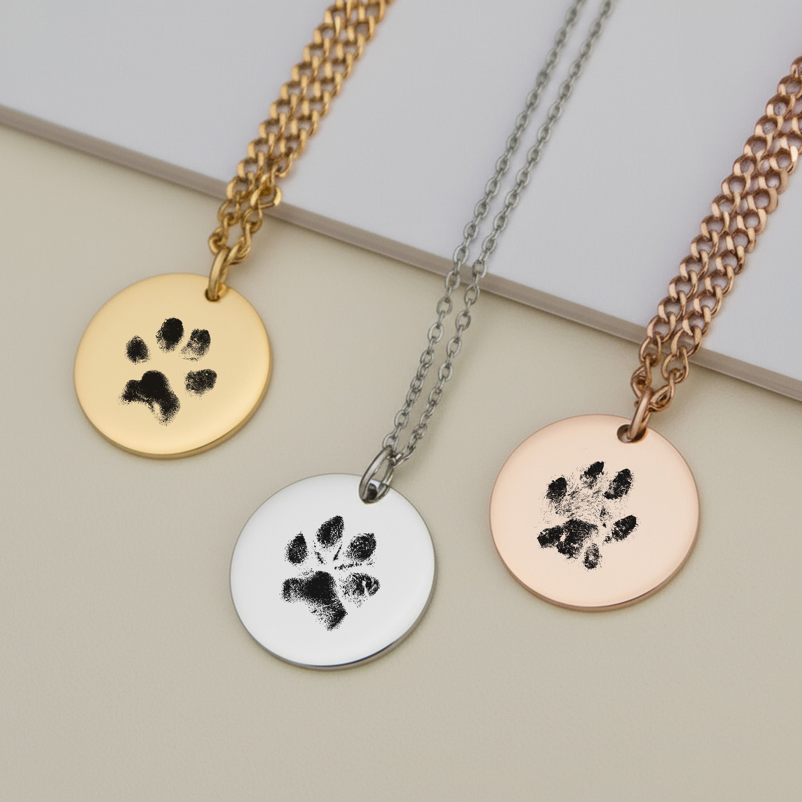 Paw Print Necklace