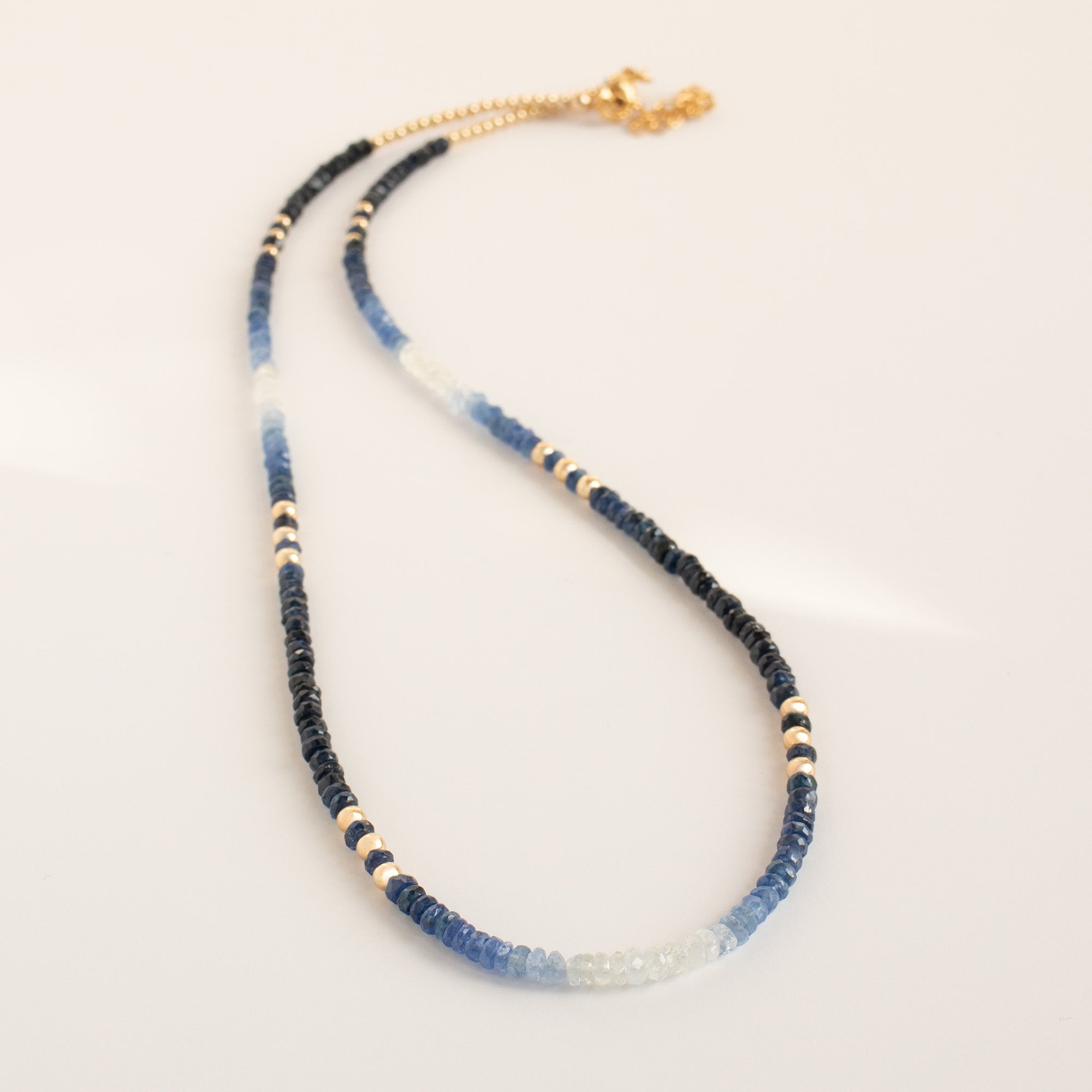 Sapphire Necklace Gold