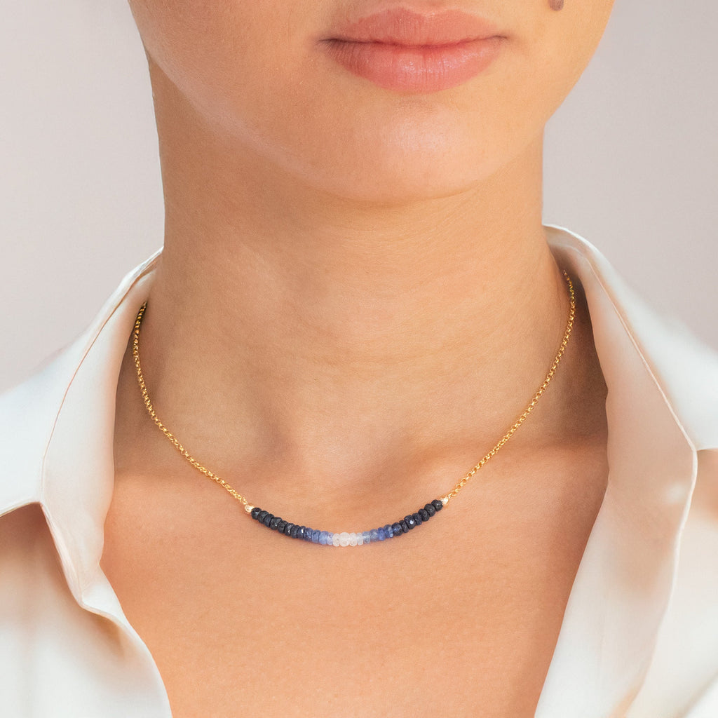Ombré Sapphire Necklace