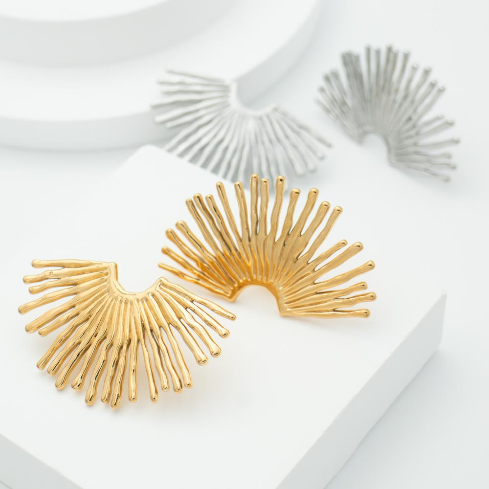 Sunburst Statement Earrings
