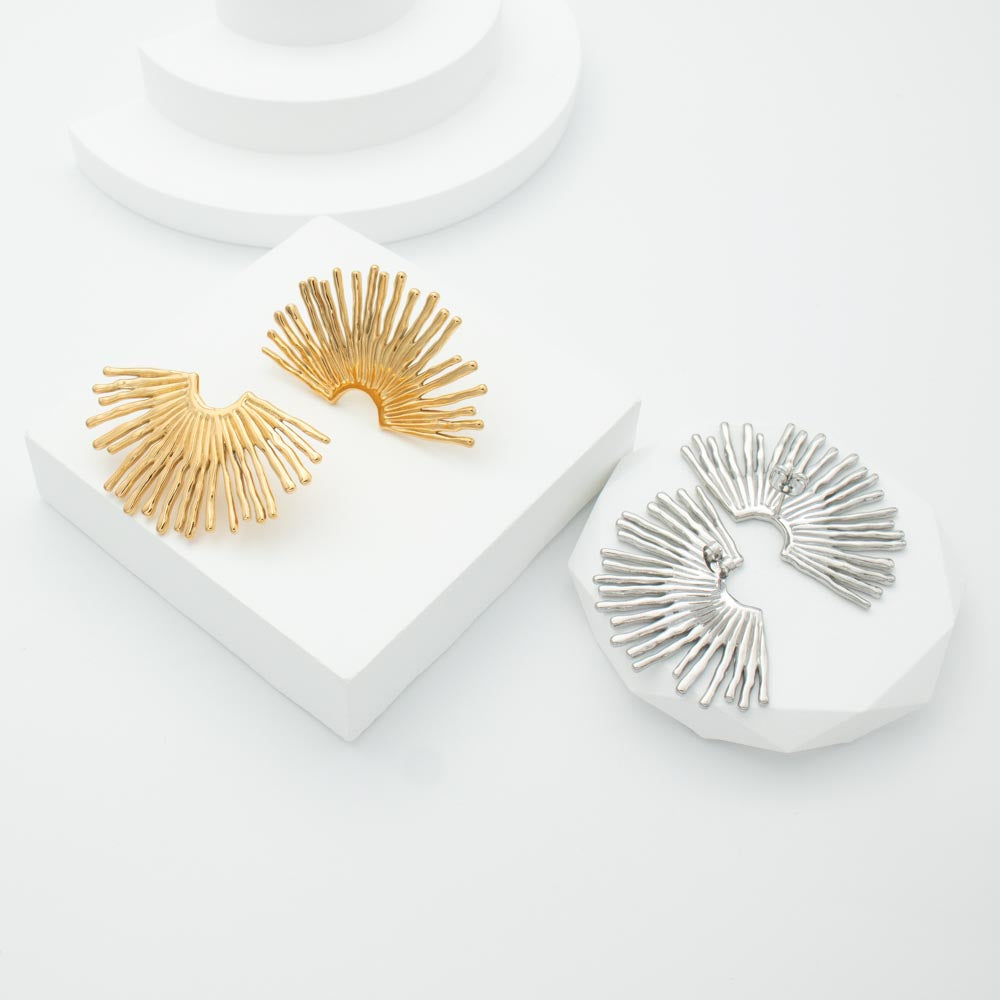Sunburst Statement Earrings
