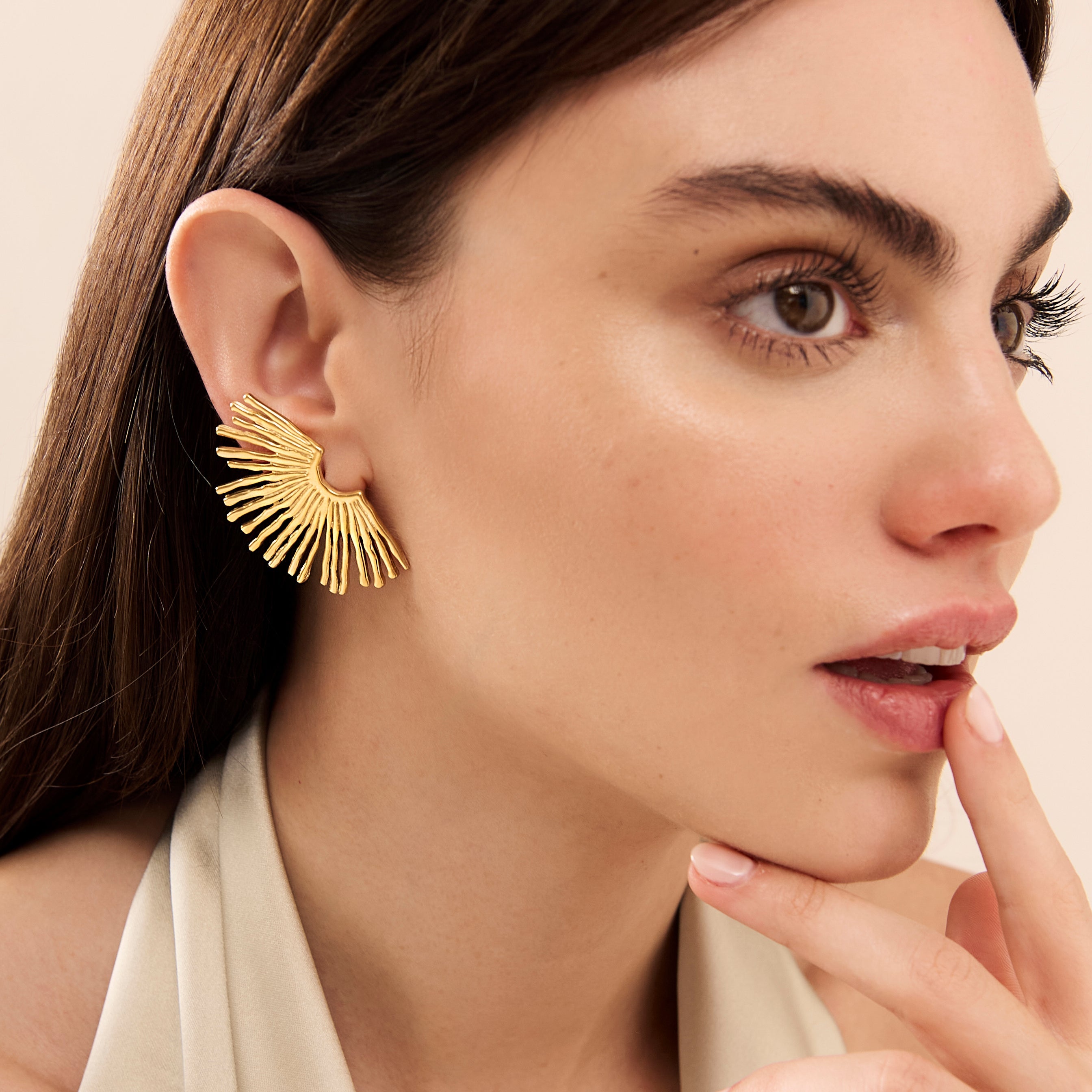 Sunburst Statement Earrings