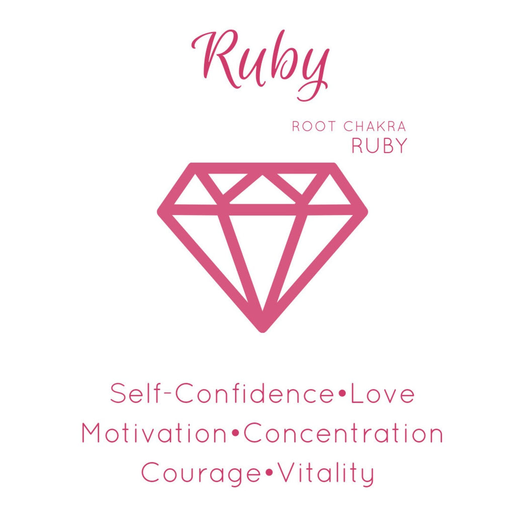 Ombré Ruby Bead Necklace